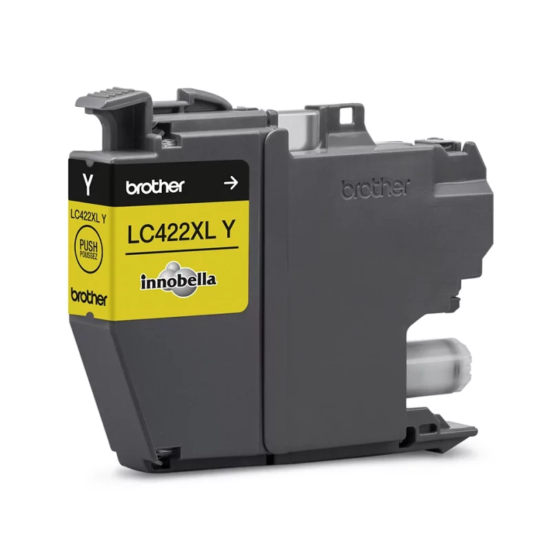 Kontrolsat - Tinteiro Brother - Amarelo - 1500 Páginas - LC422XLY