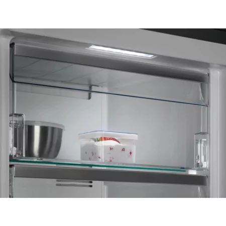 Kontrolsat - AEG Vertical Chest Freezer - 279L - No Frost - Class E - Stainless Steel - AGB728E3NX Kontrolsat - AEG Vertical Chest Freezer - 279L - No Frost - Class E - Stainless Steel - AGB728E3NX