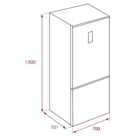 Kontrolsat - Frigorifico Combinado Teka RBF 78720 GWH (No Frost - 192 cm - 510 L - Branco) Kontrolsat - Frigorifico Combinado Teka RBF 78720 GWH (No Frost - 192 cm - 510 L - Branco)