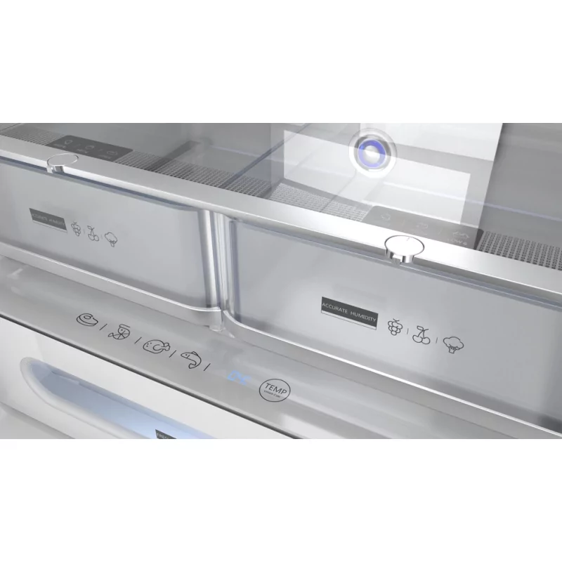 Kontrolsat - Frigorífico Americano Teka RFD 77820 SS EU (537L - Classe E - Inox)