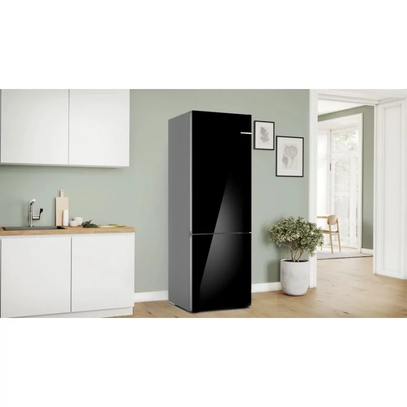 Kontrolsat - Bosch KGN49LBCF Fridge Freezer (440L - Class C - Black)