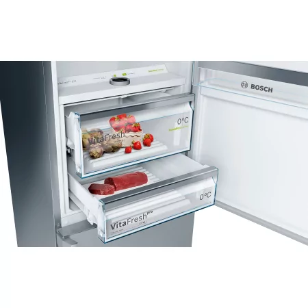 Kontrolsat - Bosch KGF39PIDP Fridge Freezer (345L - Class D - Inox) Kontrolsat - Bosch KGF39PIDP Fridge Freezer (345L - Class D - Inox)