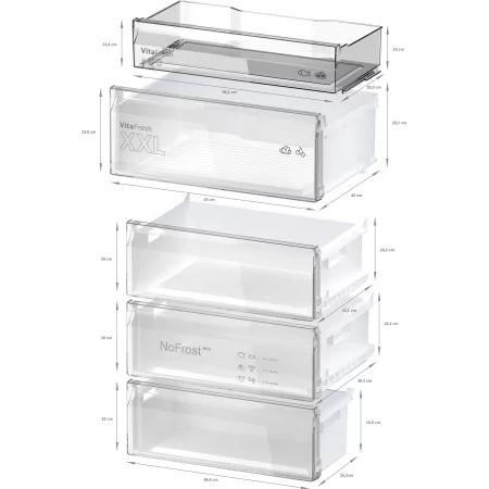 Kontrolsat - Combinado Bosch KGN497LDF (440L - Classe D - Inox) Kontrolsat - Combinado Bosch KGN497LDF (440L - Classe D - Inox)