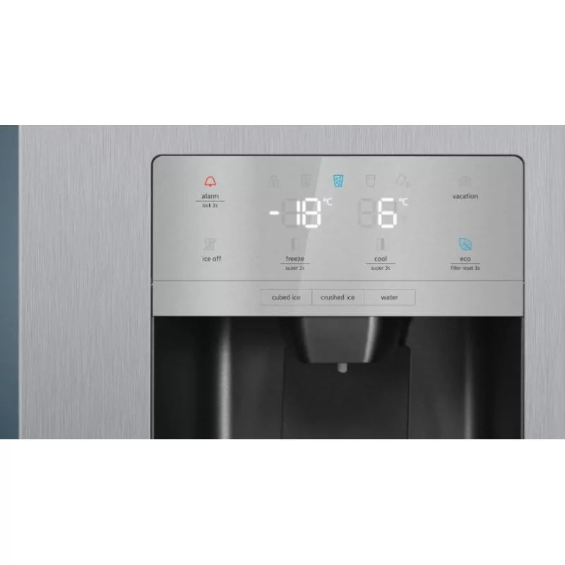 Kontrolsat - Siemens KA93DAIEP American Fridge Freezer (562L - Class E - Inox)