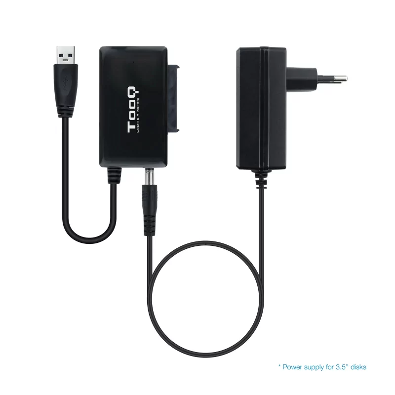 Kontrolsat - Adaptador Disco Rígido TooQ - USB-C - 2.5" - 3.5" - TQHDA-01A