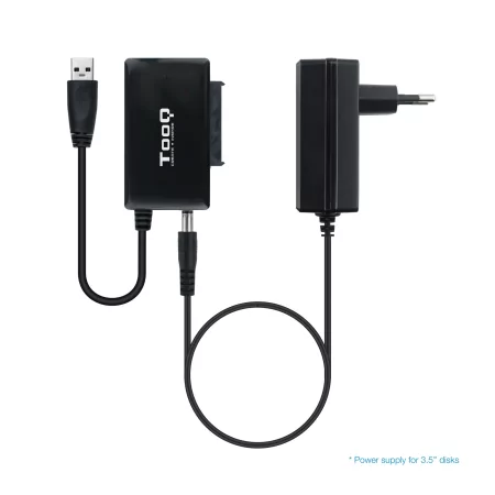 Kontrolsat - TooQ Hard Drive Adapter - USB-C - 2.5" - 3.5" - TQHDA-01A Kontrolsat - TooQ Hard Drive Adapter - USB-C - 2.5" - 3.5" - TQHDA-01A
