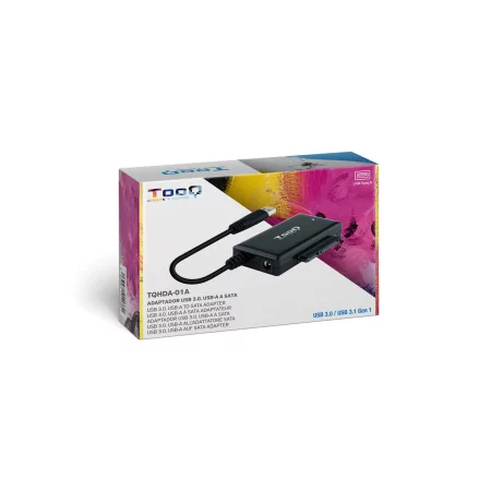 Kontrolsat - Adaptador Disco Rígido TooQ - USB-C - 2.5" - 3.5" - TQHDA-01A Kontrolsat - Adaptador Disco Rígido TooQ - USB-C - 2.5" - 3.5" - TQHDA-01A