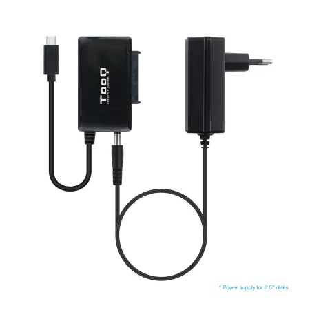 Kontrolsat - TooQ Hard Drive Adapter - USB-C - 2.5" - 3.5" - TQHDA-02C Kontrolsat - TooQ Hard Drive Adapter - USB-C - 2.5" - 3.5" - TQHDA-02C