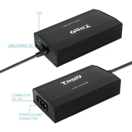 Kontrolsat - TooQ Laptop Charger - TQLC-100BS01M Kontrolsat - TooQ Laptop Charger - TQLC-100BS01M