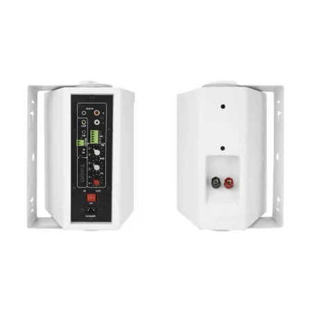 Kontrolsat - TooQ Amplifier Speakers - 2.0 / Wall Mount - 60W - White - TQOWS-01B Kontrolsat - TooQ Amplifier Speakers - 2.0 / Wall Mount - 60W - White - TQOWS-01B