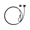 Kontrolsat - TooQ Security Cable with Key - 1.5M - Gray - TQCLKC0025-G