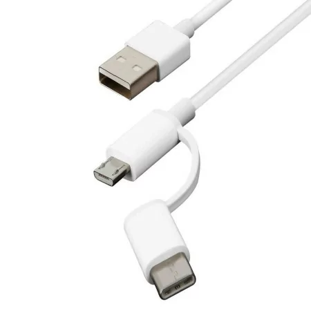 Cabo Xiaomi - Mi Charging 2 em 1 Type C / Micro USB p/ USB - SJV4083TY|Xiaomi|6970244524928