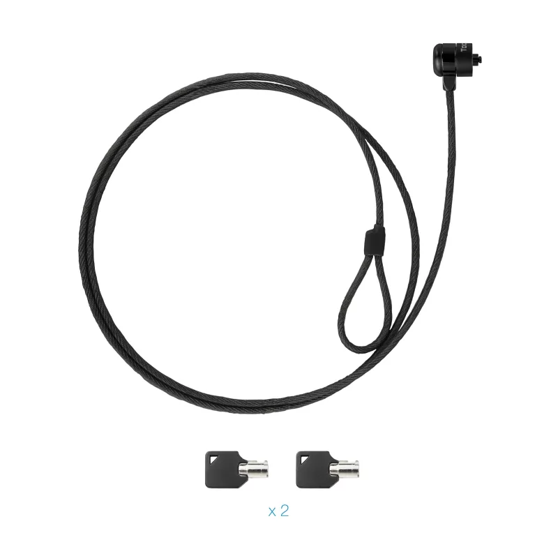 Kontrolsat - Cabo de Segurança c/ Chave TooQ - 1.5M - Cinza - TQCLKC0025-G