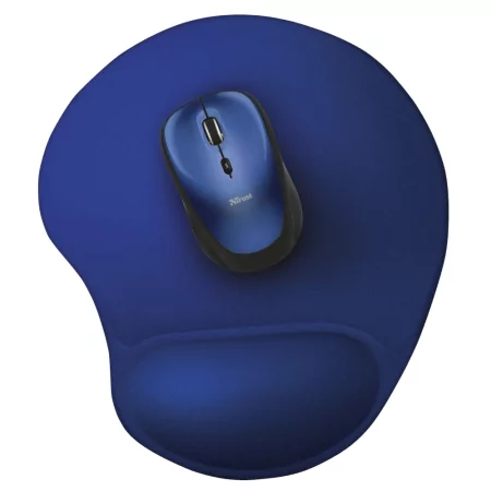 Kontrolsat - Trust Mouse Pad - w/ Wrist Support - Bigfoot - Blue - 20426 Kontrolsat - Trust Mouse Pad - w/ Wrist Support - Bigfoot - Blue - 20426