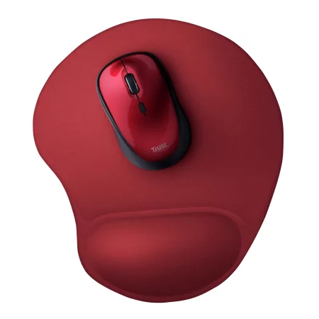 Kontrolsat - Tapete de Rato Trust - c/ Apoio de Pulso - Bigfoot - Vermelho - 20429 Kontrolsat - Tapete de Rato Trust - c/ Apoio de Pulso - Bigfoot - Vermelho - 20429