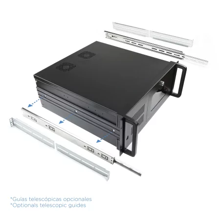 Kontrolsat - Rack TooQ - 19" - S/ Fonte de Alimentação - RACK-406N-USB3 Kontrolsat - Rack TooQ - 19" - S/ Fonte de Alimentação - RACK-406N-USB3