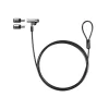 Kontrolsat - TooQ Security Cable - With Key - For Laptop Computer - 1.5M - TQCLKC0045-G
