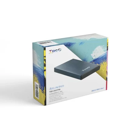 Kontrolsat - TooQ External Box - For Hard Drives - 2.5" - UBS 2.0 - Blue - TQE-2527PB Kontrolsat - TooQ External Box - For Hard Drives - 2.5" - UBS 2.0 - Blue - TQE-2527PB