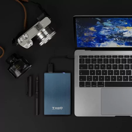 Kontrolsat - TooQ External Box - For Hard Drives - 2.5" - UBS 2.0 - Blue - TQE-2527PB Kontrolsat - TooQ External Box - For Hard Drives - 2.5" - UBS 2.0 - Blue - TQE-2527PB