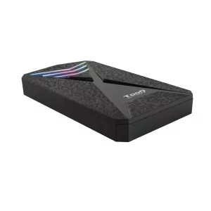 Kontrolsat - Caixa Externa 2,5" SATA TooQ - Gaming RGB USB3.1 - TQE-2550