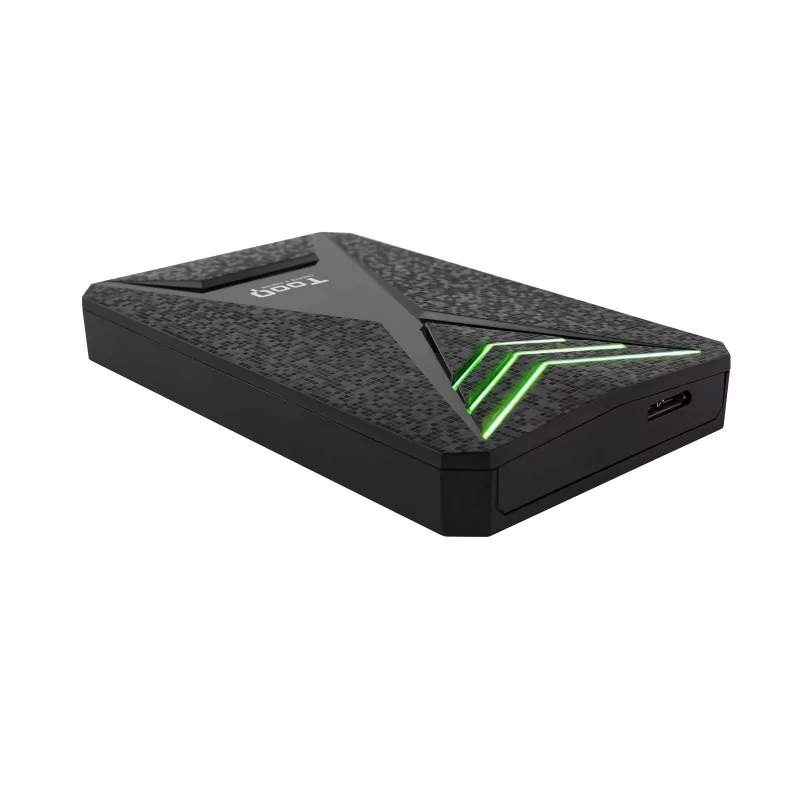 Kontrolsat - Caixa Externa 2,5" SATA TooQ - Gaming RGB USB3.1 - TQE-2550