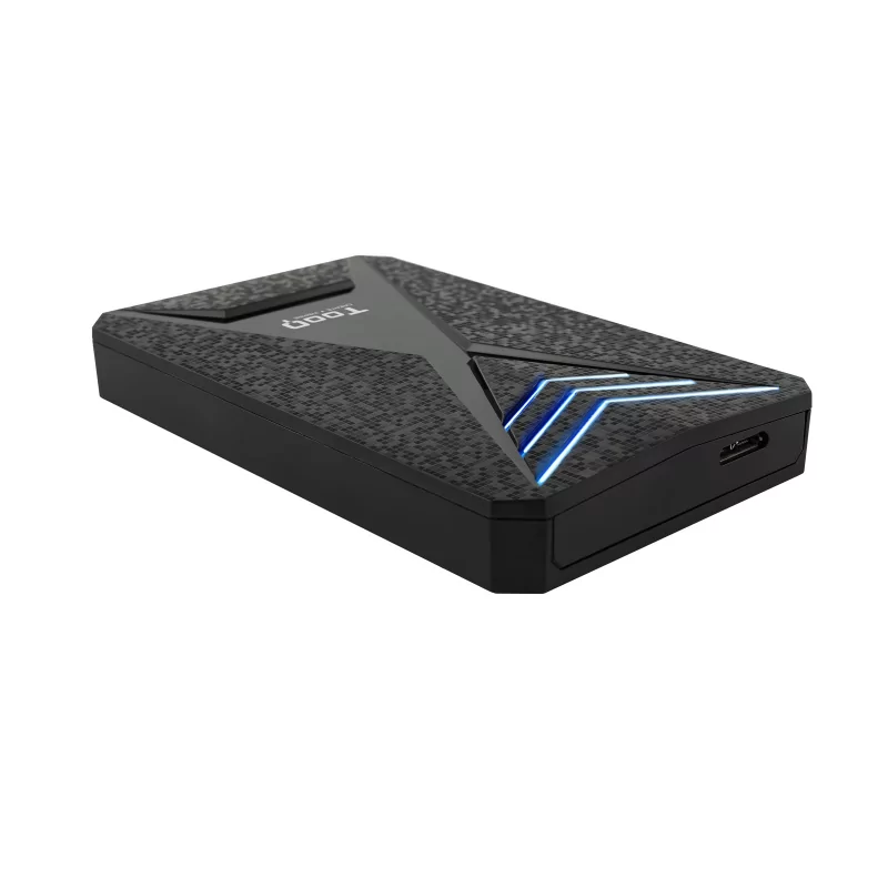 Kontrolsat - TooQ External Box - 2.5" SATA - Gaming Blue LED - USB3.1 - TQE-2550L
