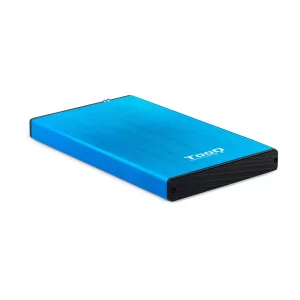 Kontrolsat - External Box 2.5" SATA TooQ - Blue Aluminum USB3.1 - TQE-2527BL