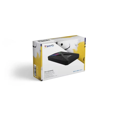 Kontrolsat - Caixa Externa 2,5" SATA TooQ - Gaming RGB USB3.1 - TQE-2550 Kontrolsat - Caixa Externa 2,5" SATA TooQ - Gaming RGB USB3.1 - TQE-2550