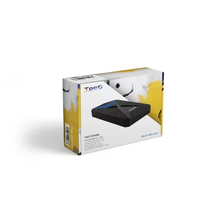 Kontrolsat - TooQ External Box - 2.5" SATA - Gaming Blue LED - USB3.1 - TQE-2550L Kontrolsat - TooQ External Box - 2.5" SATA - Gaming Blue LED - USB3.1 - TQE-2550L