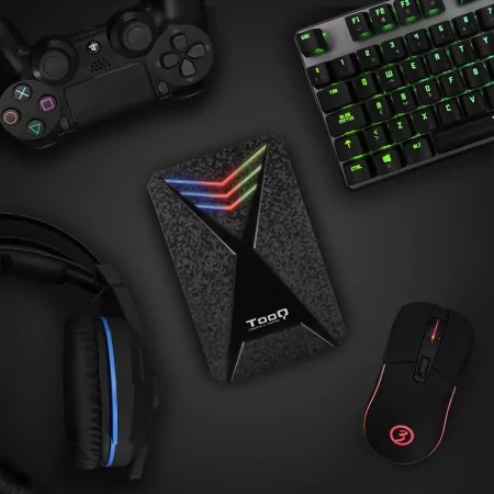 Kontrolsat - External Box 2.5" SATA TooQ - Gaming RGB USB3.1 - TQE-2550 Kontrolsat - External Box 2.5" SATA TooQ - Gaming RGB USB3.1 - TQE-2550