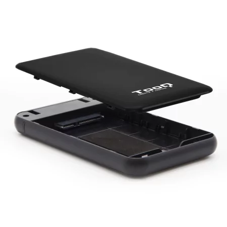 Kontrolsat - TooQ External Box - For Hard Drives - 2.5" - SATA I/II/III - USB 3.1 - Black - TQE-2528B Kontrolsat - TooQ External Box - For Hard Drives - 2.5" - SATA I/II/III - USB 3.1 - Black - TQE-2528B