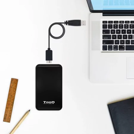 Kontrolsat - TooQ External Box - For Hard Drives - 2.5" - SATA I/II/III - USB 3.1 - Black - TQE-2528B Kontrolsat - TooQ External Box - For Hard Drives - 2.5" - SATA I/II/III - USB 3.1 - Black - TQE-2528B