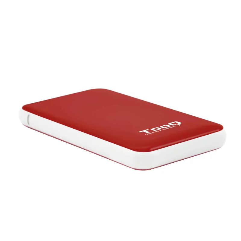 Kontrolsat - TooQ External Box - For Hard Drives - 2.5" - SATA I/II/III - USB 3.1 - Red - TQE-2528R