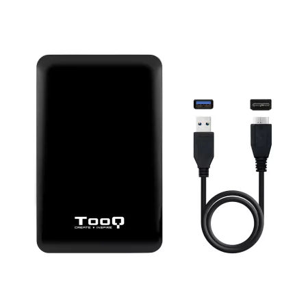 Kontrolsat - Caixa Externa TooQ - P/ Discos Rígidos - 2.5" SATA - USB 3.0 - Preto - TQE-2538B Kontrolsat - Caixa Externa TooQ - P/ Discos Rígidos - 2.5" SATA - USB 3.0 - Preto - TQE-2538B