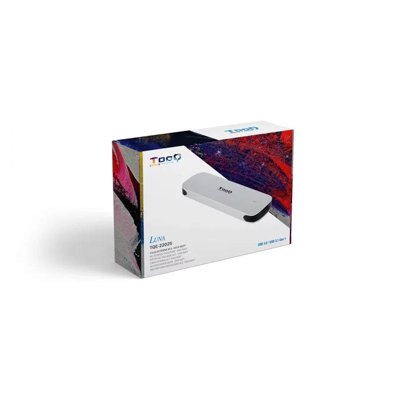 Kontrolsat - TooQ External Enclosure - SSD - Silver - TQE-2202S