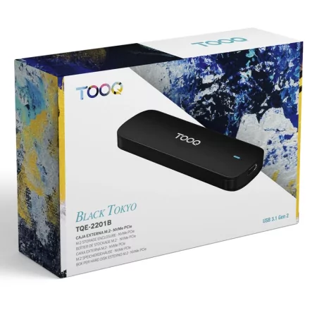 Kontrolsat - TooQ External Enclosure - SSD - Black - TQE-2201B