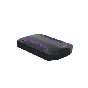 Kontrolsat - TooQ External Box - HDD/SSD - 2.5" - Black - RGB - TQE-2599RGB