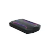 TooQ External Box - HDD/SSD - 2.5" - Black - RGB - TQE-2599RGB