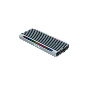 Kontrolsat - Caixa Externa TooQ - SSD - RGB / Cinzento - TQE-2221G