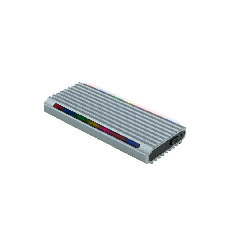 Kontrolsat - Caixa Externa TooQ - SSD - RGB / Cinzento - TQE-2221G