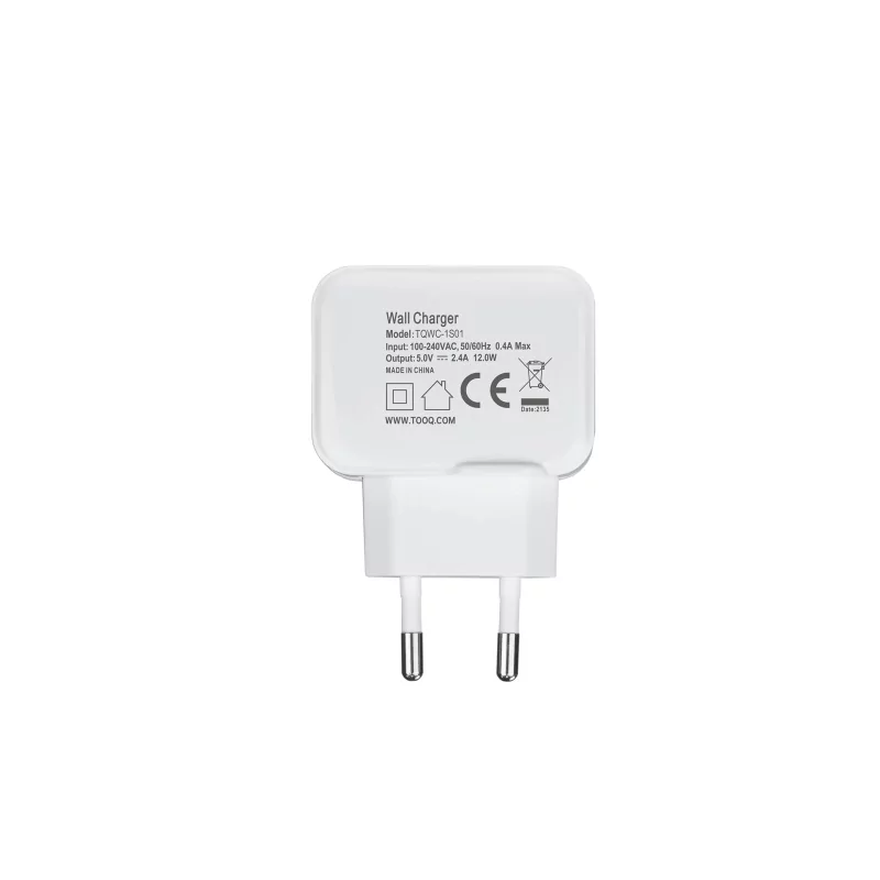 Kontrolsat - TooQ USB Charger - 12W - White - TQWC-1S01WT