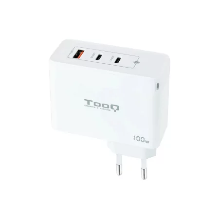 Kontrolsat - TooQ Wall Charger - GaN - 100W - White - TQWC-GANQC2PD100W Kontrolsat - TooQ Wall Charger - GaN - 100W - White - TQWC-GANQC2PD100W