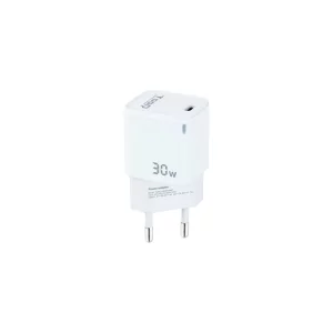 Kontrolsat - Carregador de Parede TooQ - GaN - 30W - Branco - TQWC-GANPD30WT