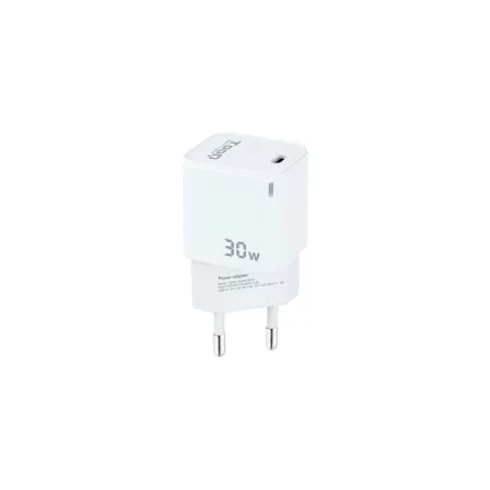 Kontrolsat - TooQ Wall Charger - GaN - 30W - White - TQWC-GANPD30WT Kontrolsat - TooQ Wall Charger - GaN - 30W - White - TQWC-GANPD30WT