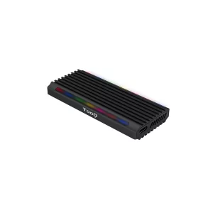 Kontrolsat - Caixa Externa TooQ - SSD - RGB - Preto - TQE-2222B