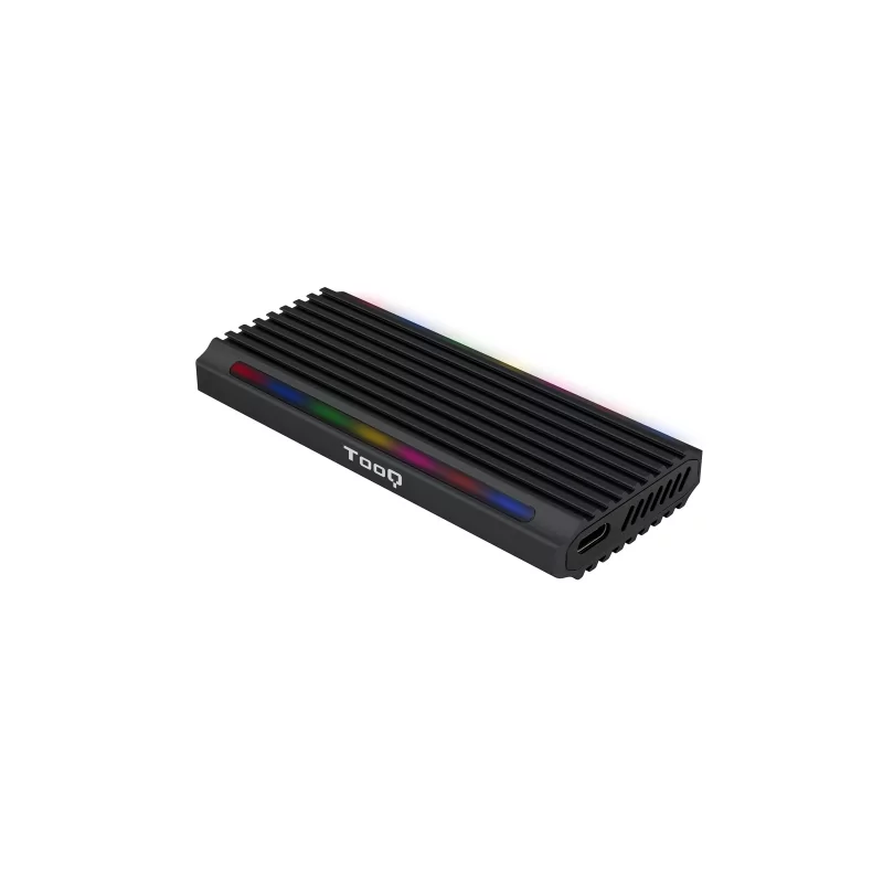 Kontrolsat - Caixa Externa TooQ - SSD - RGB - Preto - TQE-2222B Kontrolsat - Caixa Externa TooQ - SSD - RGB - Preto - TQE-2222B