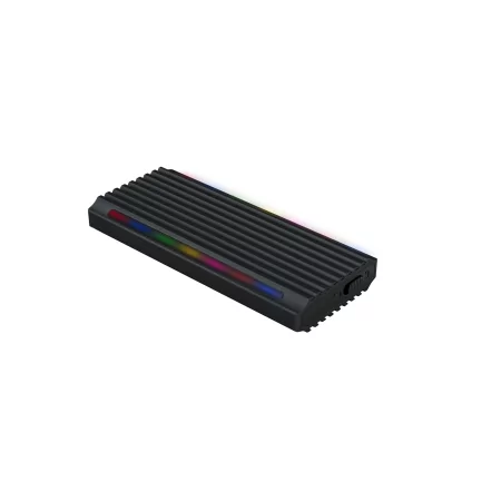 Kontrolsat - Caixa Externa TooQ - SSD - RGB - Preto - TQE-2222B Kontrolsat - Caixa Externa TooQ - SSD - RGB - Preto - TQE-2222B