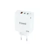 Kontrolsat - TooQ Charger - USB-C/PD - 65W - White - TQWC-GANQC2PD65WT