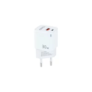 Kontrolsat - TooQ Charger - USB-C/PD - 30W - White - TQWC-GANQCPD30WT