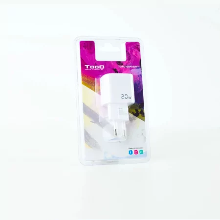 Kontrolsat - TooQ Wall Charger - USB-C/PD + USB-A/QC - 20W - White - TQWC-QCPD20WT Kontrolsat - TooQ Wall Charger - USB-C/PD + USB-A/QC - 20W - White - TQWC-QCPD20WT